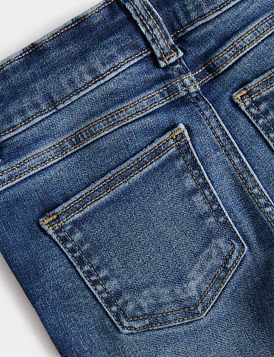 Skinny Cotton Rich Faded Jeans (2-8 Yrs)