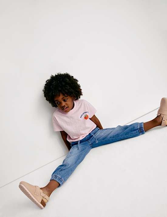 Dżinsy cargo ze ściągaczami (2–8&nbsp;lat)