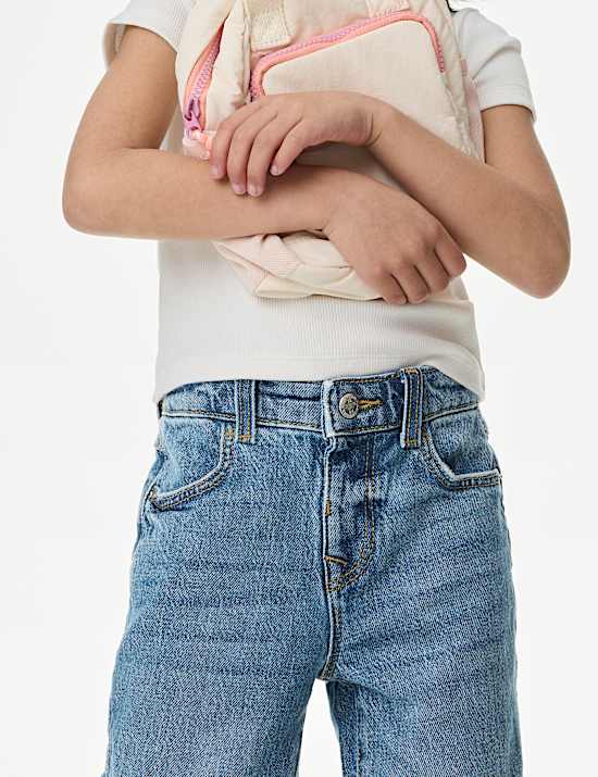 Mom Denim Jeans (2-8 Yrs)