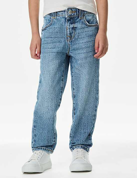 Mom Denim Jeans (2-8 Yrs)