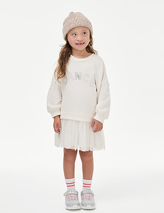 Robe en coton avec texte Danse (du 2 au 8 ans)