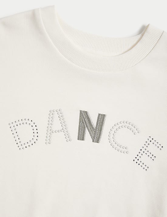 Robe en coton avec texte Danse (du 2 au 8 ans)
