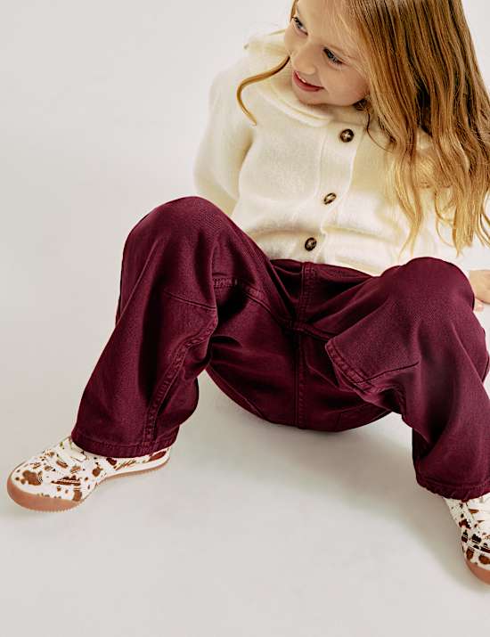 Dżinsy z beczkowymi nogawkami 100% bawełny (2&ndash;10 lat)