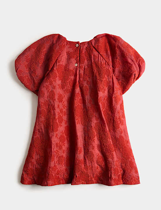 Jacquard Dress (2-16 Yrs)