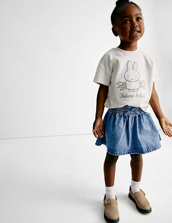 Denim Mini Skirt (2-8 Yrs)