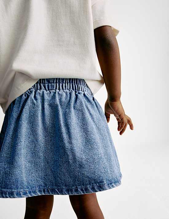 Denim Mini Skirt (2-8 Yrs)