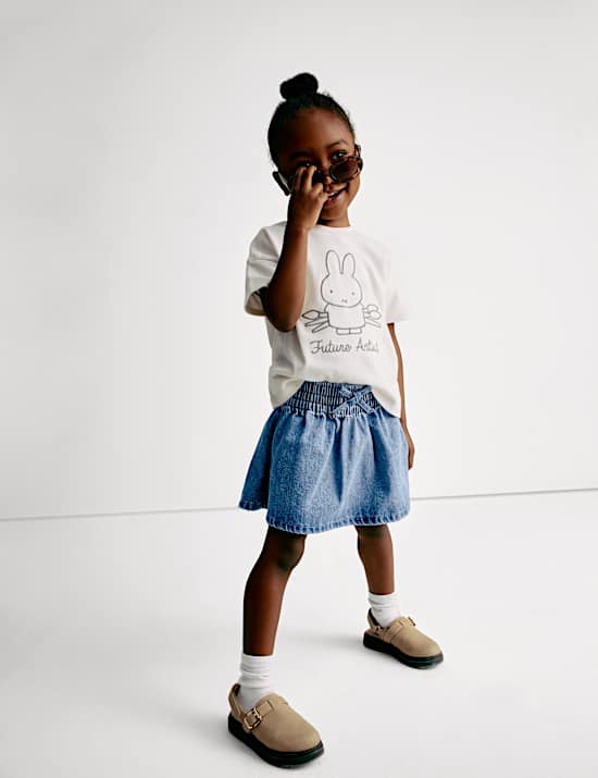 Denim Mini Skirt (2-8 Yrs)