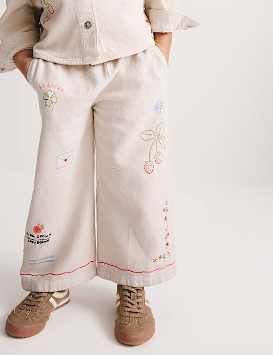 Denimov&eacute; dž&iacute;ny s v&yacute;&scaron;ivkou (1-8 let)