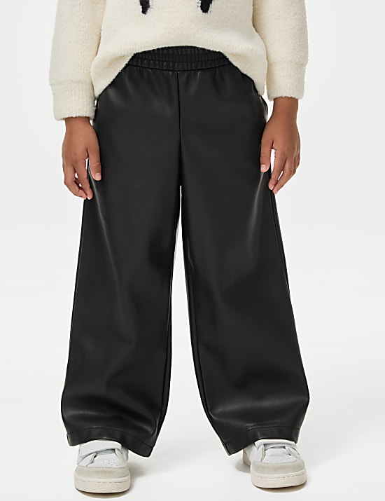 Faux Leather Trousers (2-8 Yrs)