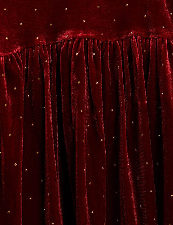 Sparkly Velvet Dress (1-8 Yrs)