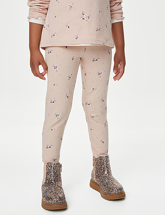 Κολάν με λουλουδάκια και υψηλή περιεκτικότητα σε βαμβάκι (2-8 ετών)