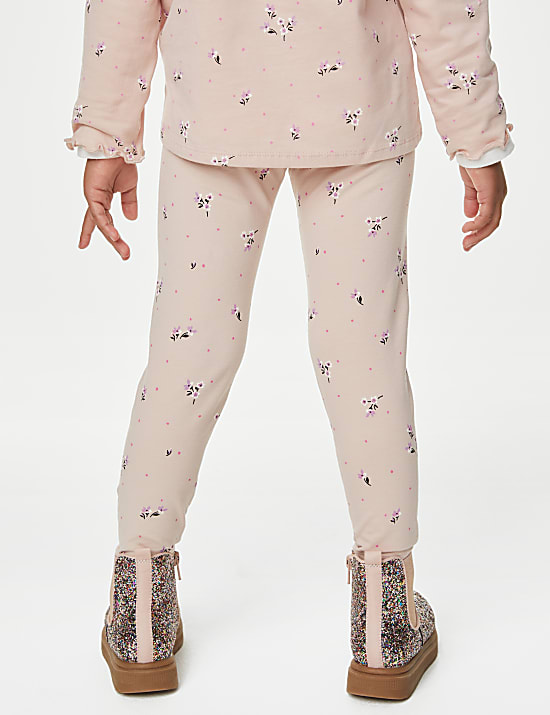 Κολάν με λουλουδάκια και υψηλή περιεκτικότητα σε βαμβάκι (2-8 ετών)