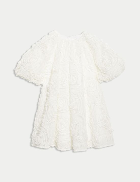 Mesh Floral Dress (2-8 Yrs)