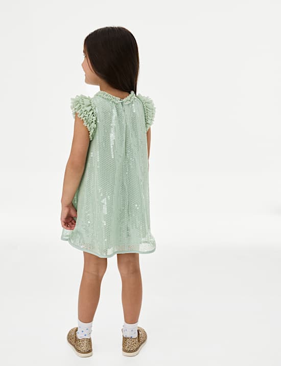 Robe ornée de sequins (du 2 au 8 ans)