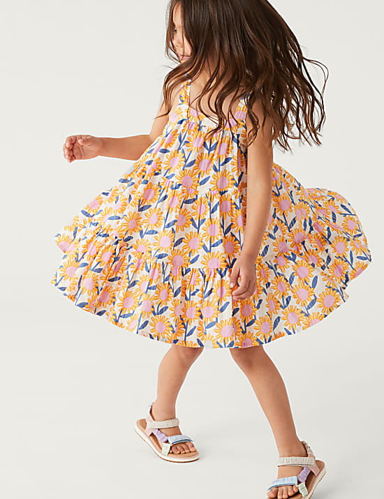 Pure Cotton Sunflower Dress