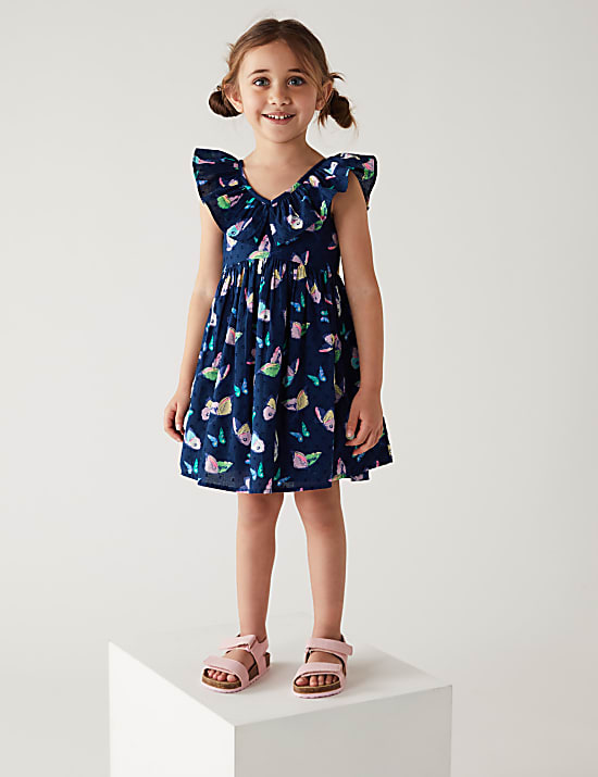 Pure Cotton Butterfly Dress