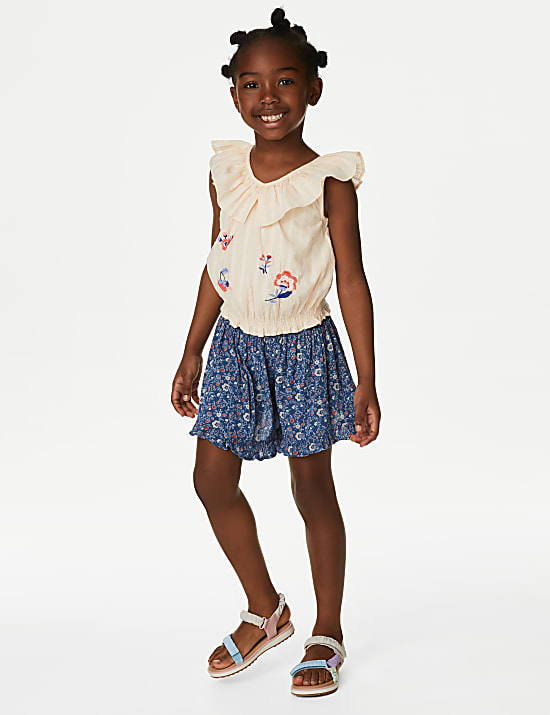 Ditsy Floral Shorts (2-8 Yrs)
