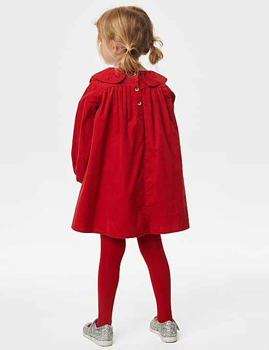 2pc Cotton Rich Corduroy Dress Outfit (2-8 Yrs)