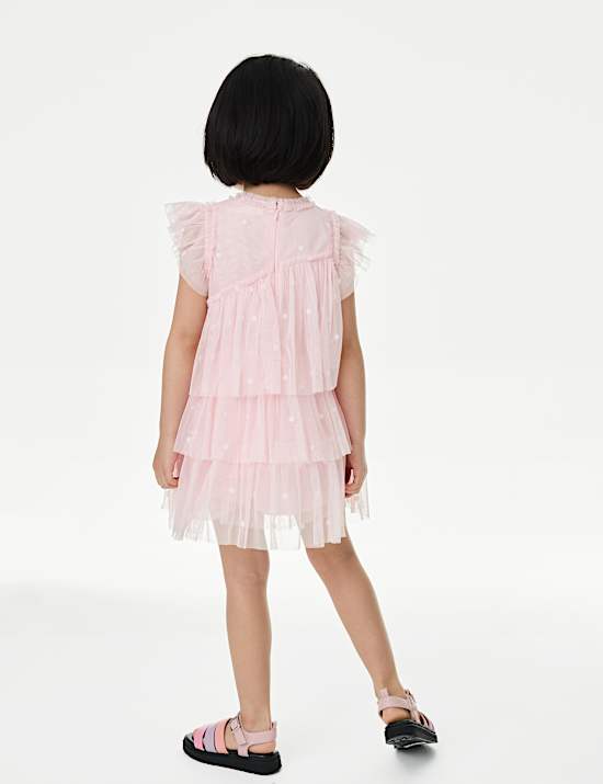 T&uuml;llkleid mit Stickerei (2&ndash;16 J.)