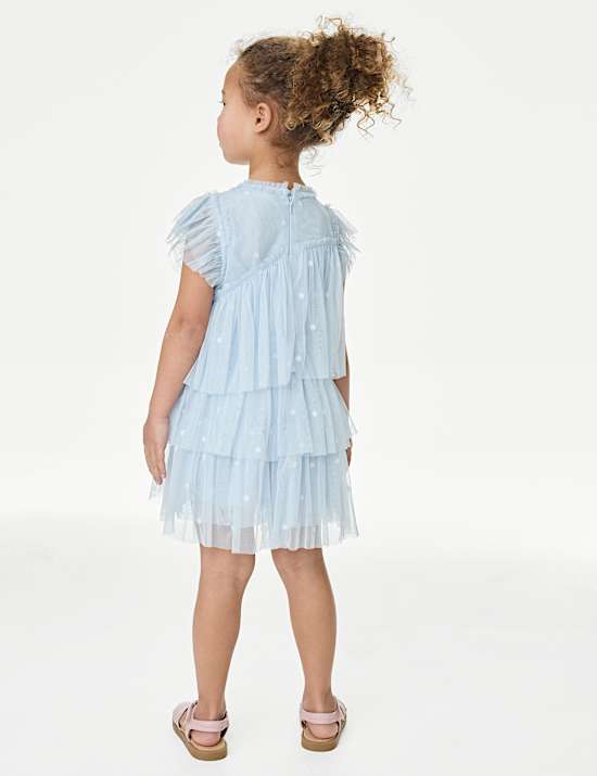 T&uuml;llkleid mit Stickerei (2&ndash;16 J.)