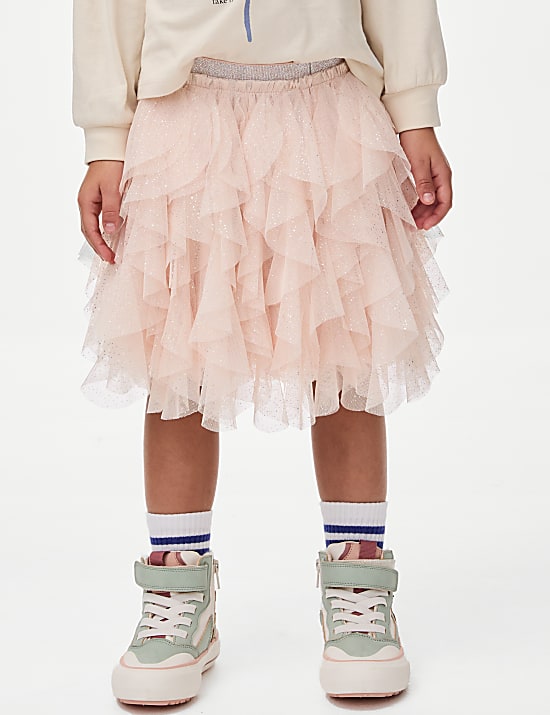 Tulle Glitter Star Tutu Skirt (2-8 Yrs)