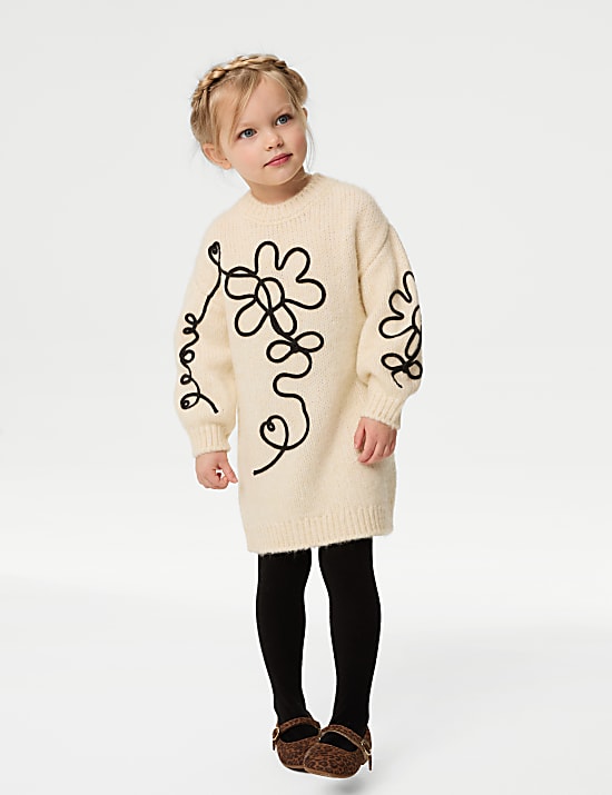 Applique Dress (2-8 Yrs)