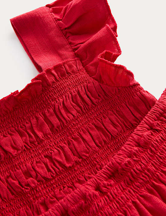 2-delige gesmokte outfit (2-8 jaar)