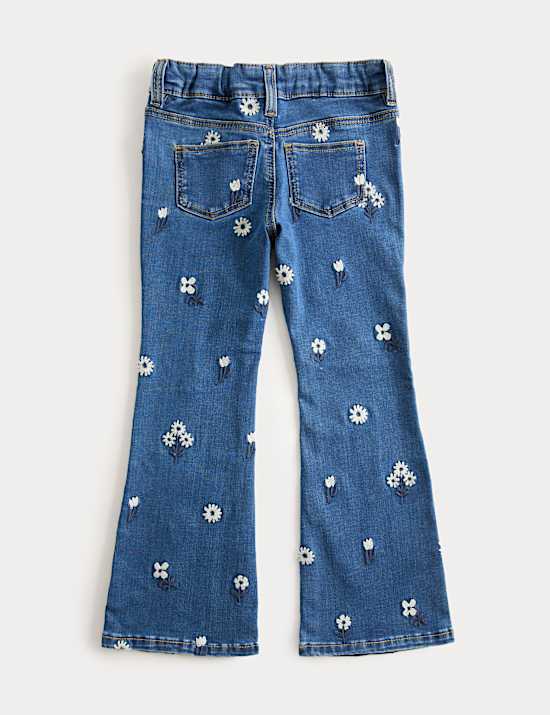 Denim Patterned Jeans (2-8 Yrs)