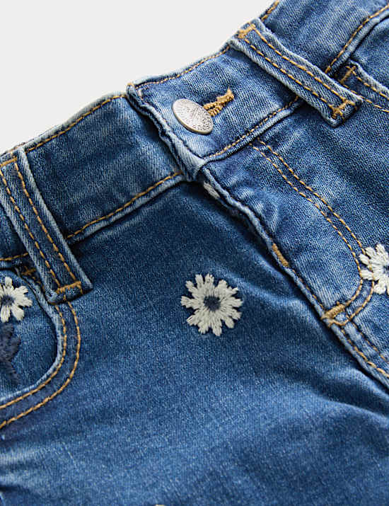 Denim Patterned Jeans (2-8 Yrs)