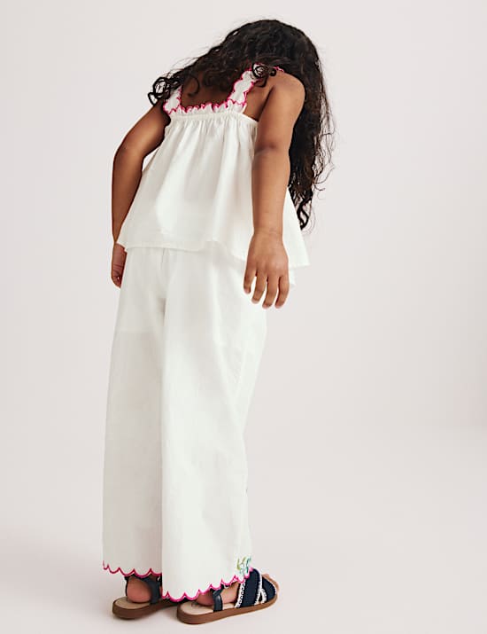 2 Piece Pure Cotton Embroidered Outfit (2-10 Yrs)