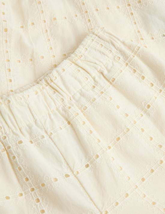 2 Piece Pure Cotton Shirred Trouser Outfit (2-10 Yrs)