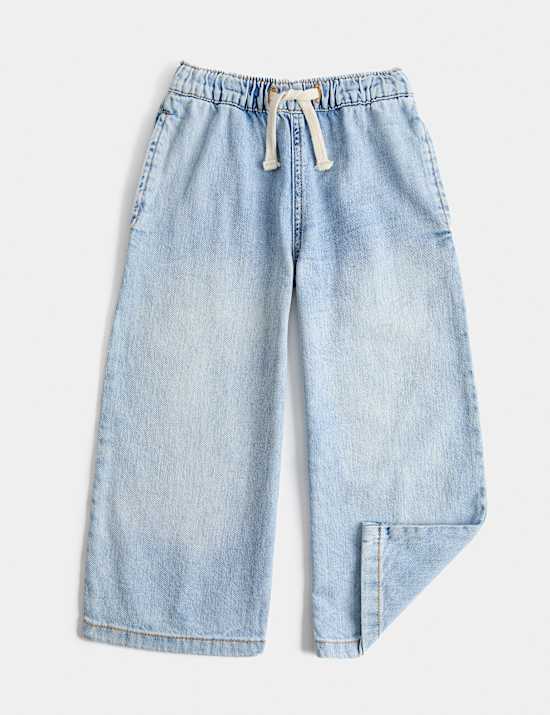 Denim Wide Leg Jeans (2-8 Yrs)