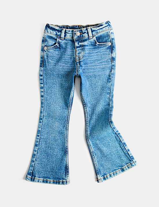 Flared Denim Jeans (2-8 Yrs)