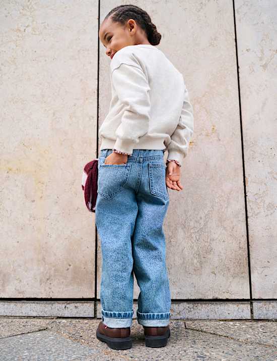 Denim Barrel Jeans (2-8 Yrs)