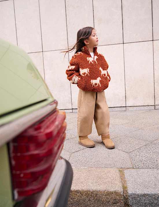 Woven Cotton Rich Balloon Leg Trousers (2-8 Yrs)