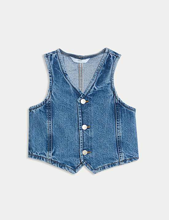 Denim Vest (2-16 Yrs)