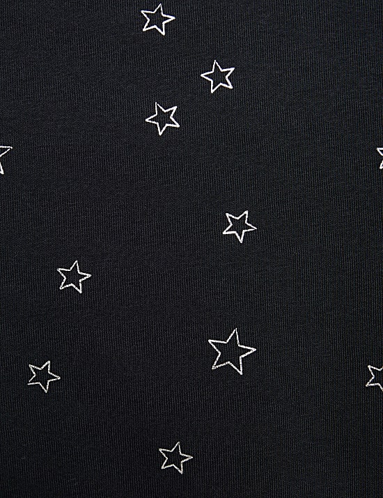 Cotton Rich Foil Star Sweatshirt (2-8 Yrs)