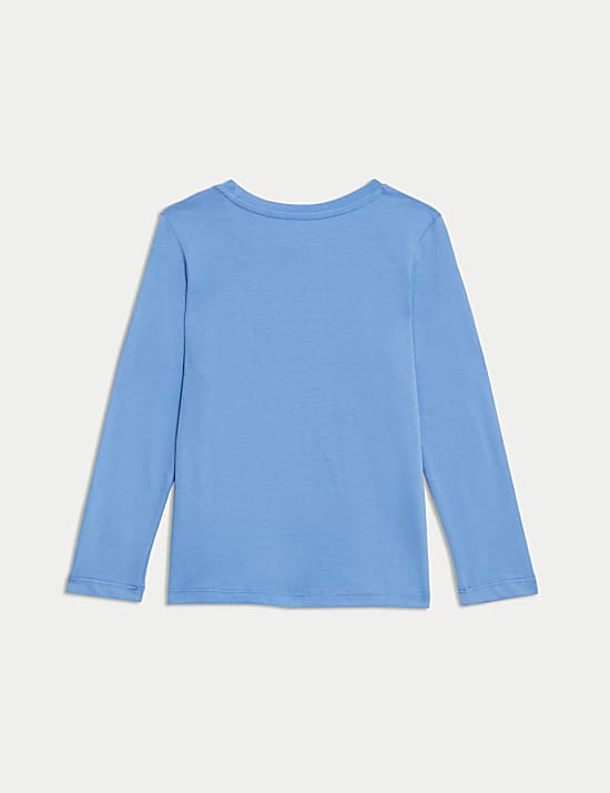 Τοπ με λουλούδι από 100% βαμβάκι (2-8 ετών)