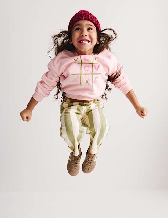 2 Piece Cotton Rich Striped Top & Trousers Outfit (12 Months-8 Years)