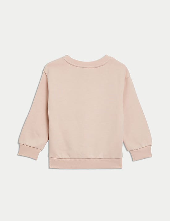 Cotton Rich Plain Sweatshirt (2-8 Yrs)