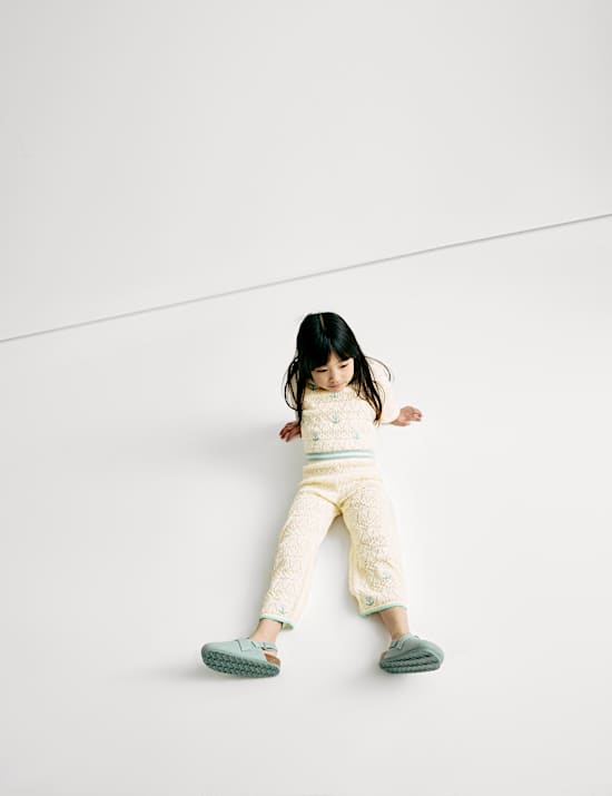 2pc Pure Cotton Knitted Top & Bottom Outfit (2-8 Yrs)