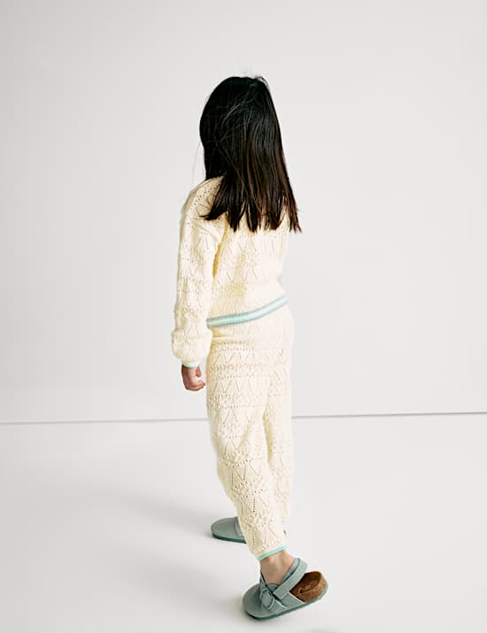2pc Pure Cotton Knitted Top & Bottom Outfit (2-8 Yrs)