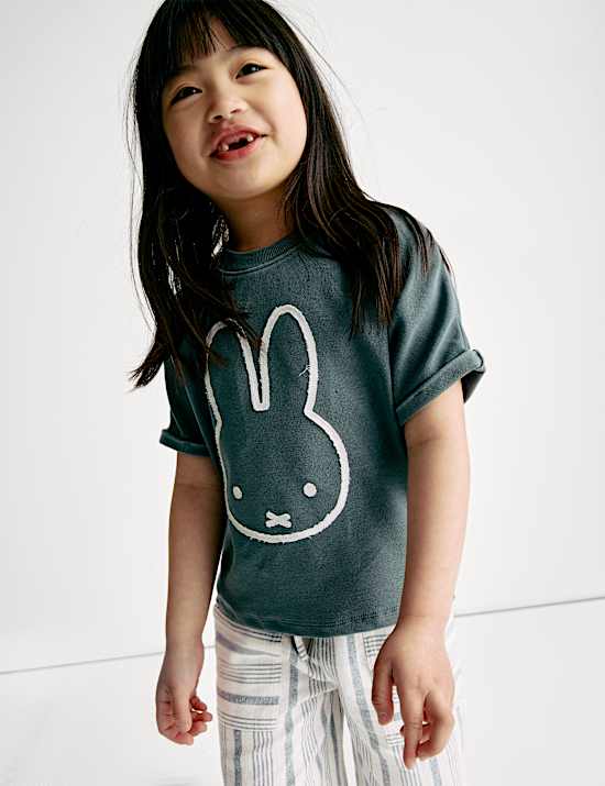 Pantalones estampados de lino (2-16 a&ntilde;os)