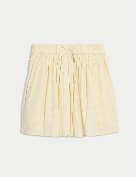 Textured Woven Mini Skirt (2-8 Yrs)
