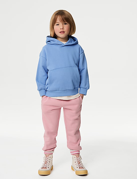 Cotton Rich Plain Hoodie (2-8 Yrs)