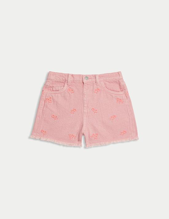 Mom Denim Shorts (2-8 Yrs)