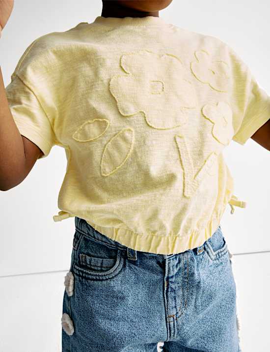 Mom Denim Shorts (2-8 Yrs)