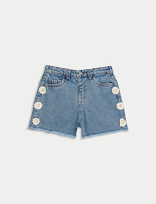 Mom Denim Shorts (2-8 Yrs)
