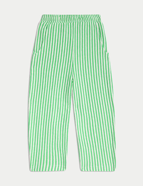 Pantalon 100 % coton coupe décontractée à rayures (du 2 au 8 ans)