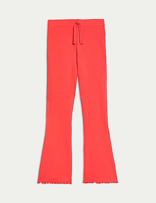 Leggings coupe &eacute;vas&eacute;e en coton &agrave; motif c&ocirc;tel&eacute; (du 2 au 8 ans)